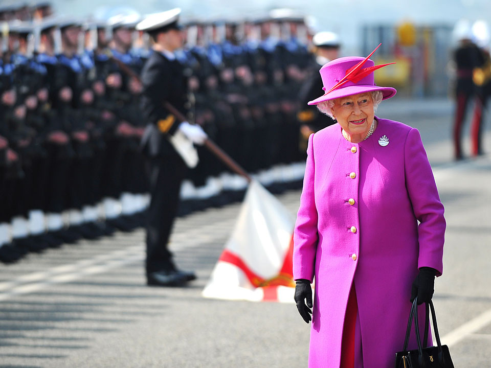 Her Majesty The Queen visits HMS Ocean