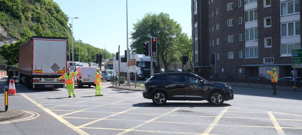 Traffic Management at Woolcomber Street for Operation Brock